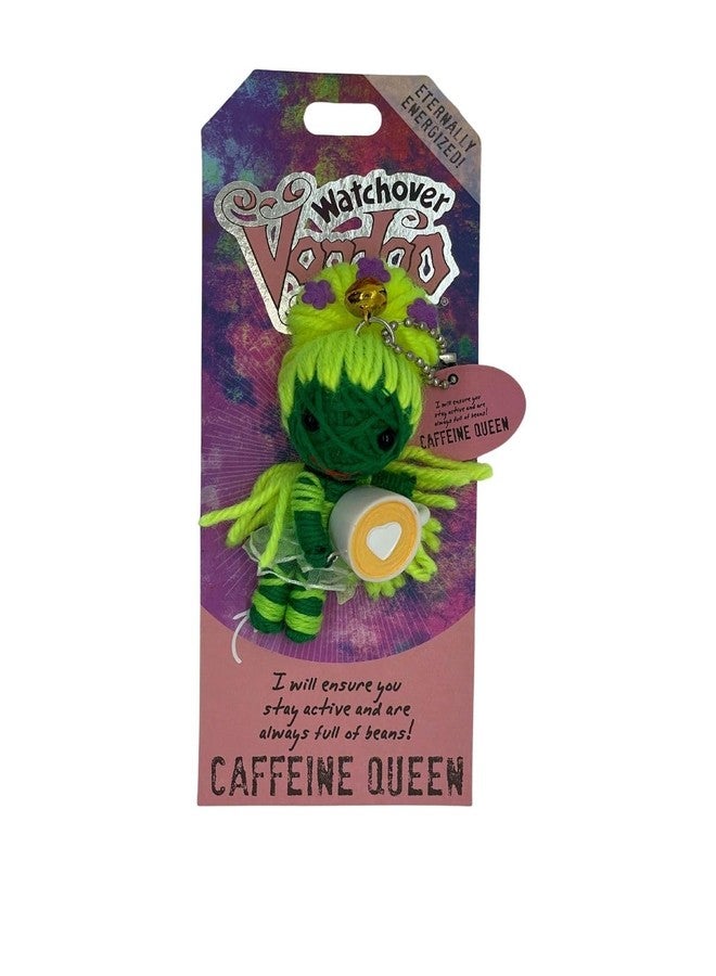 Watchover Voodoo 3-Inch Caffeine Queen Keychain - Handcrafted Gift to Bring Good Luck and Positivity Everywhere You Go - Image 1